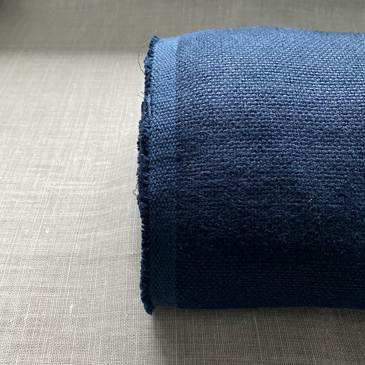 Pur lin bleu pétrole noir sanfor airo