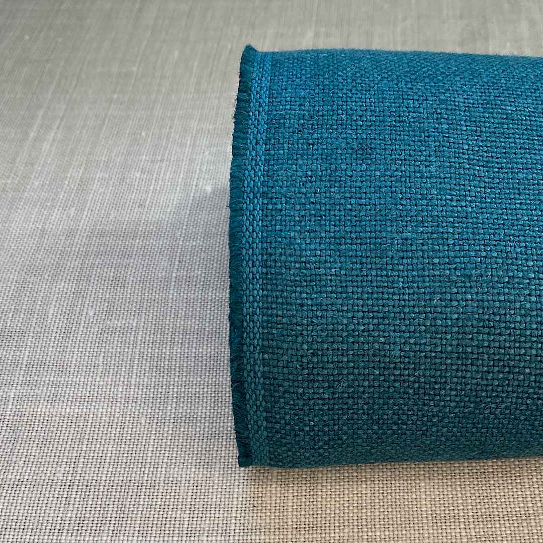 Pur lin bleu canard sanfor airo