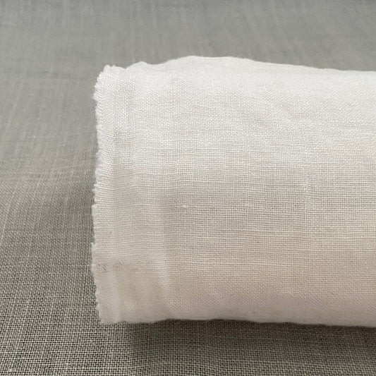 Puro lino bianco lavato a pietra