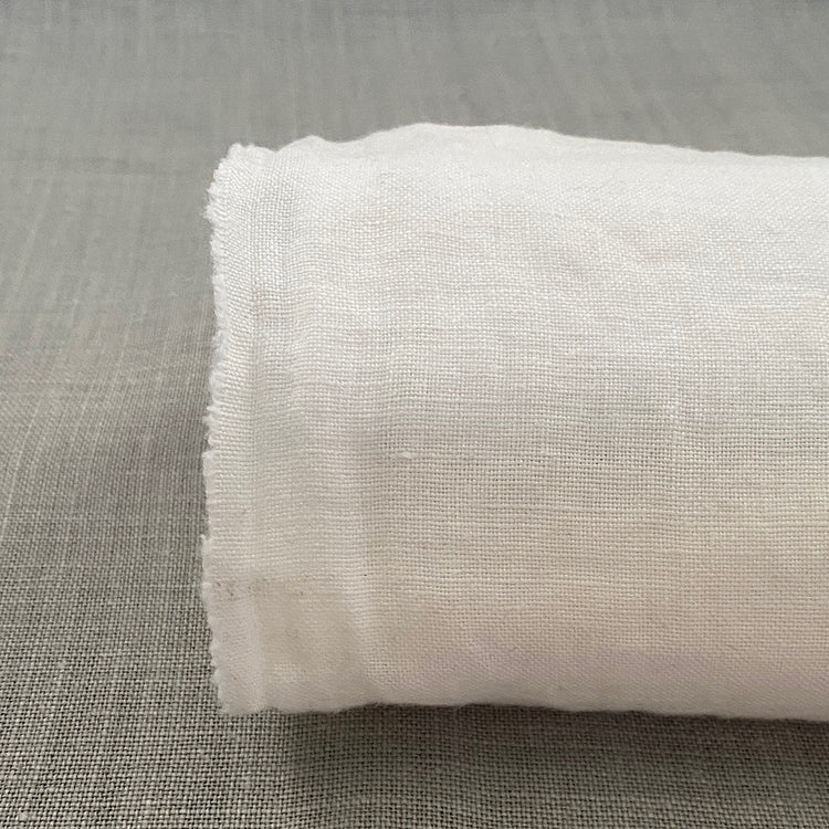Puro lino bianco lavato a pietra