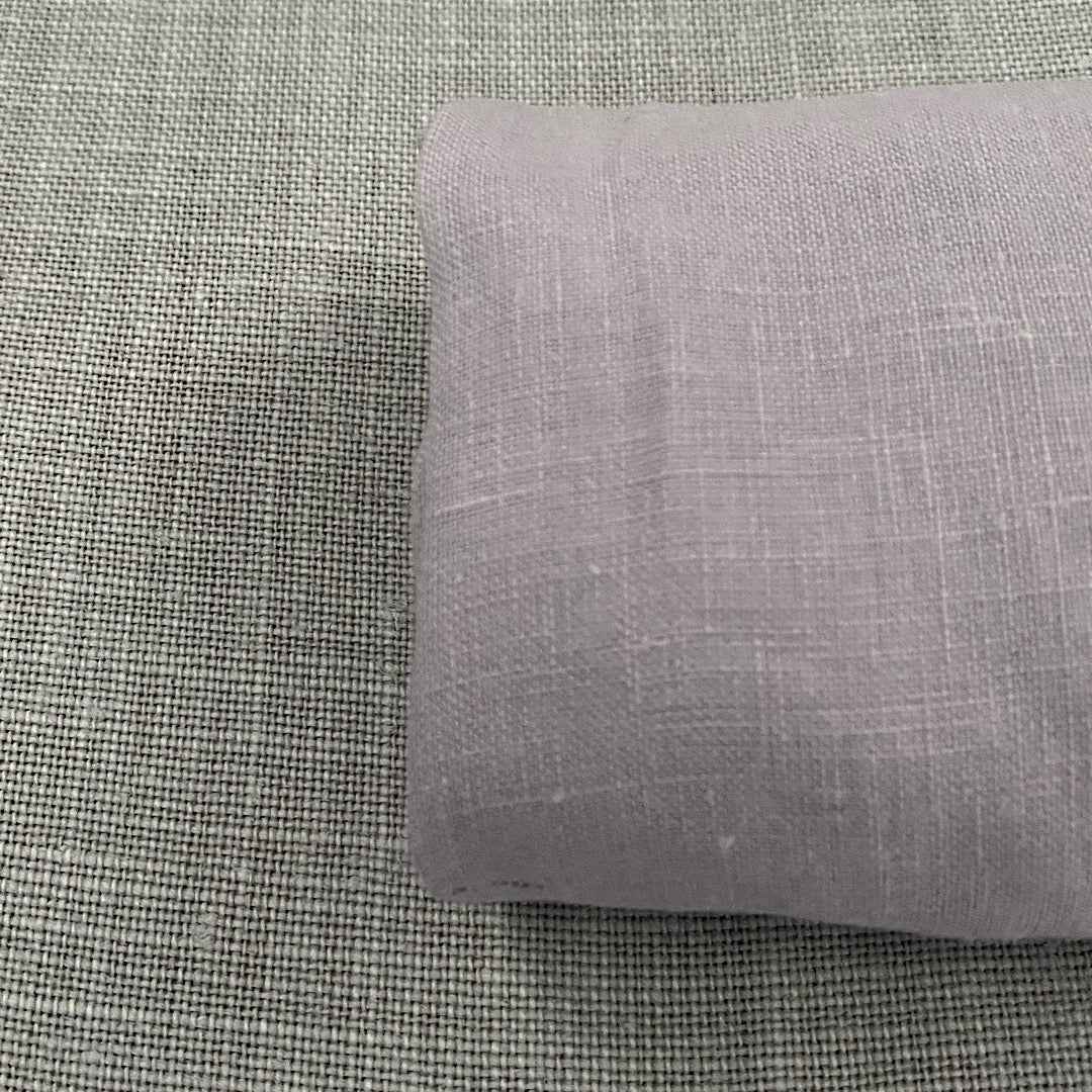 Pur lin mauve grisé sanfor airo