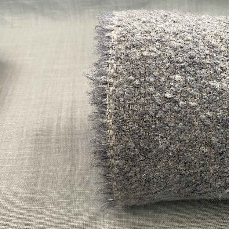 Lin mélangé gris changeant berbère