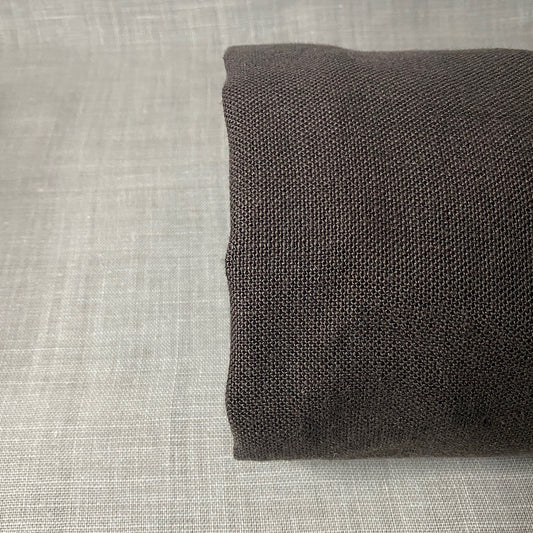 Pur lin marron café noir vintage soft