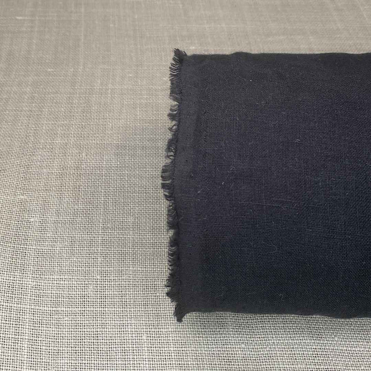 Pur lin noir sanfor
