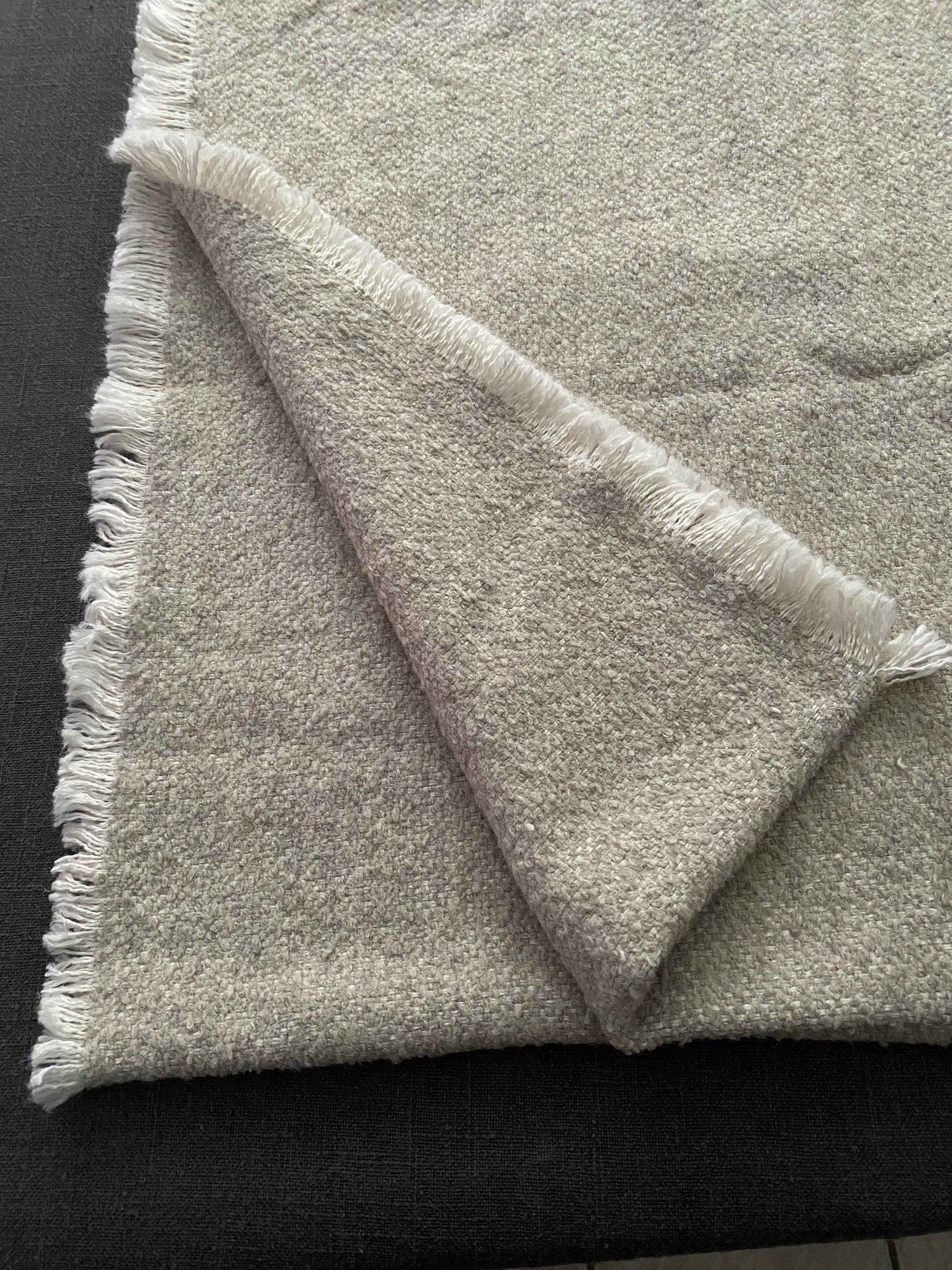 Plaid beige chiné Berbère